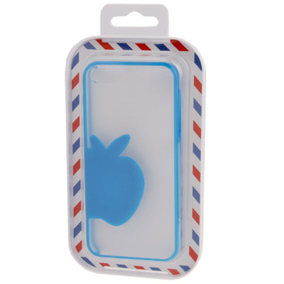 Emboss Apple Style Translucent Protective Case for iPhone 5 & 5