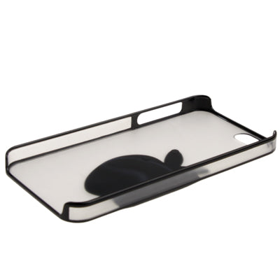 Emboss Apple Style Translucent Protective Case for iPhone 5 & 5