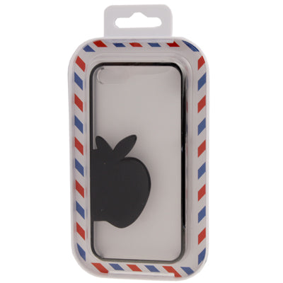 Emboss Apple Style Translucent Protective Case for iPhone 5 & 5