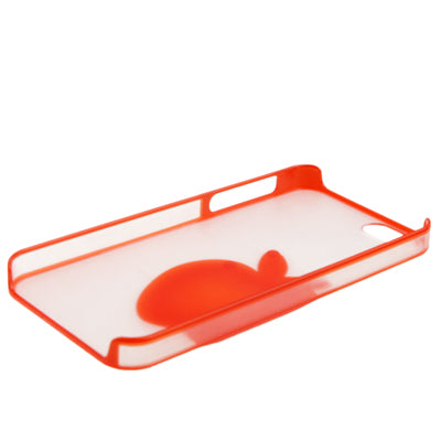 Emboss Apple Style Translucent Protective Case for iPhone 5 & 5