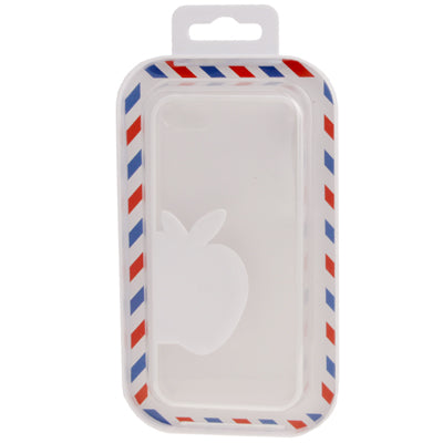 Emboss Apple Style Translucent Protective Case for iPhone 5 & 5