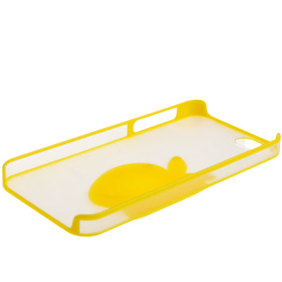Emboss Apple Style Translucent Protective Case for iPhone 5 & 5