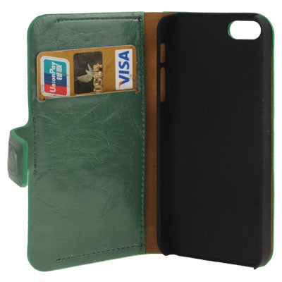 Horizontal Flip Leather Case with Credit Card Slots & Holder for iPhone 5 & 5s & SE & SE