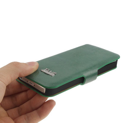 Horizontal Flip Leather Case with Credit Card Slots & Holder for iPhone 5 & 5s & SE & SE