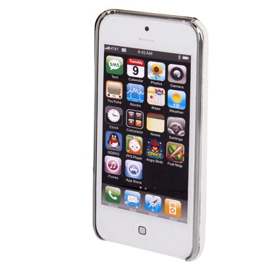 2 in 1 Pasting Skin Plastic Case + P5 GSM Mobile Phone for iPhone 5, Bluetooth + Alarm Clock + SMS Function, Dual Frequency: GSM 900 / 1800MHz(White)