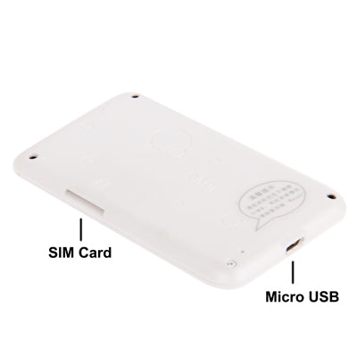 2 in 1 Pasting Skin Plastic Case + P5 GSM Mobile Phone for iPhone 5, Bluetooth + Alarm Clock + SMS Function, Dual Frequency: GSM 900 / 1800MHz(White)