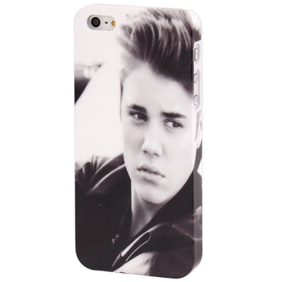 Justin Biber Pattern Ultrathin Anti-scratch Plastic Protective Case for iPhone 5 & 5s & SE