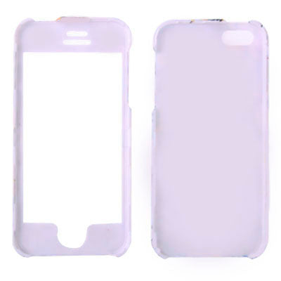 2 in 1 (Front + Back) Sunflower Pattern Detachable Plastic Protective Case for iPhone 5 & 5s & SE