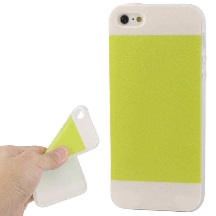2-color Series Shimmering Powder TPU Case for iPhone 5 & 5s & SE & SE