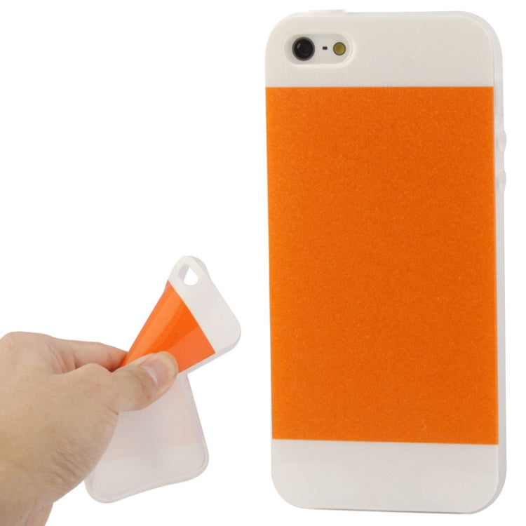 2-color Series Shimmering Powder TPU Case for iPhone 5 & 5s & SE & SE
