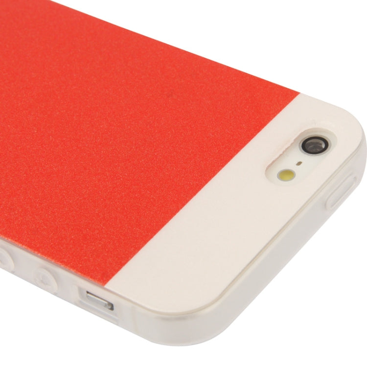 2-color Series Shimmering Powder TPU Case for iPhone 5 & 5s & SE & SE