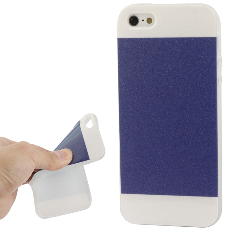 2-color Series Shimmering Powder TPU Case for iPhone 5 & 5s & SE & SE