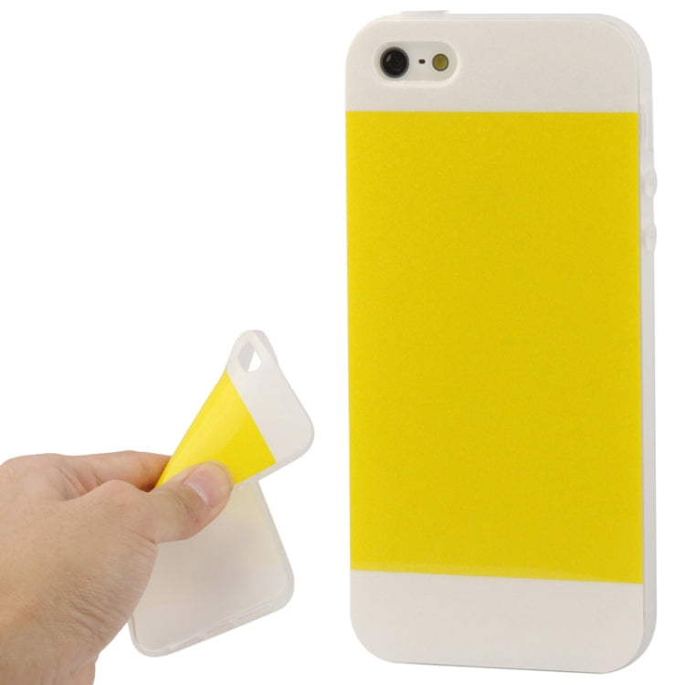 2-color Series Shimmering Powder TPU Case for iPhone 5 & 5s & SE & SE