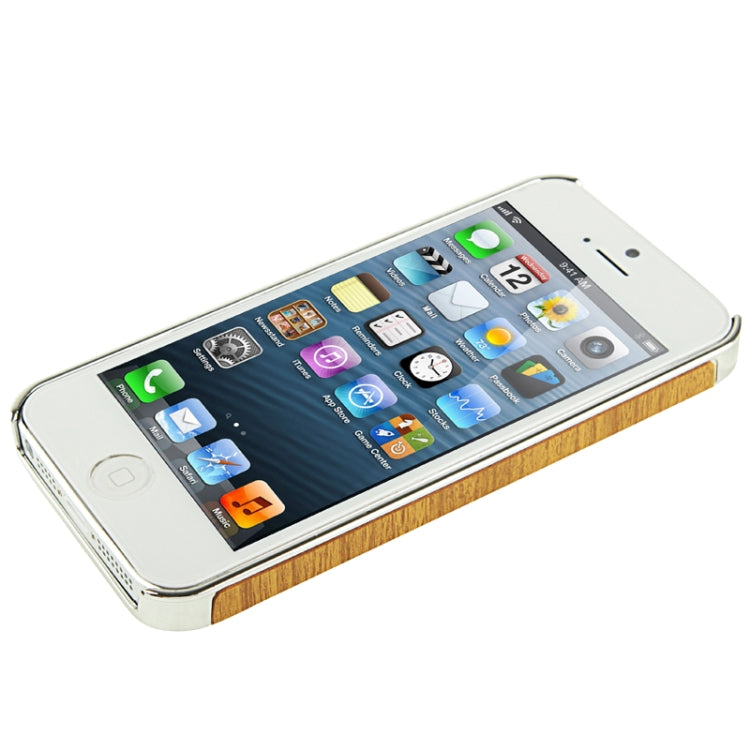Wood Texture Plastic Case for iPhone 5