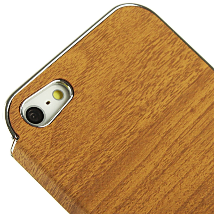 Wood Texture Plastic Case for iPhone 5