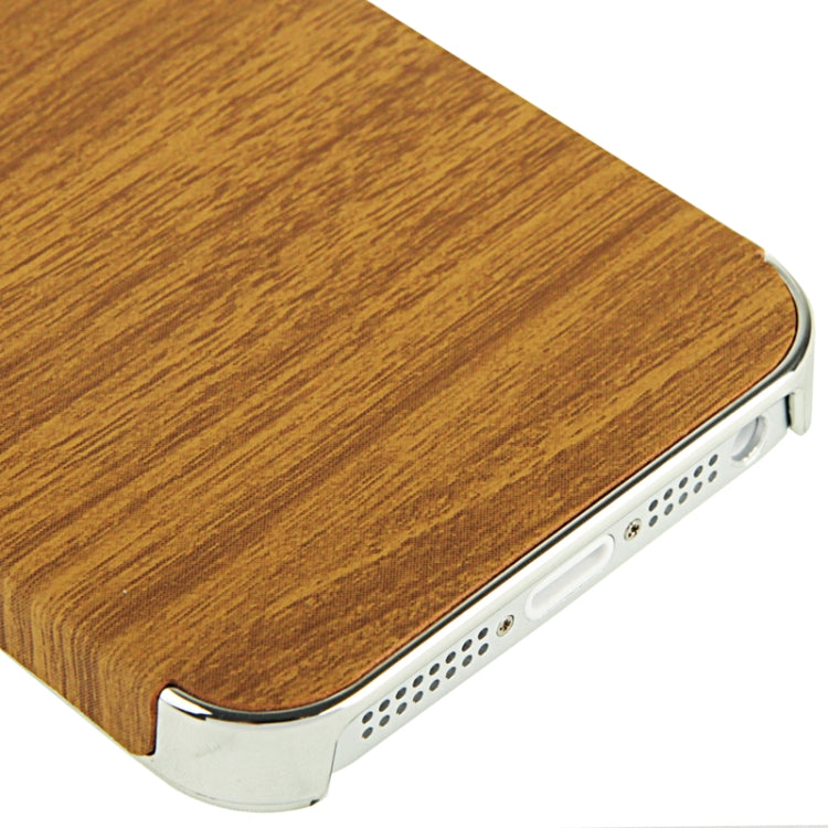 Wood Texture Plastic Case for iPhone 5