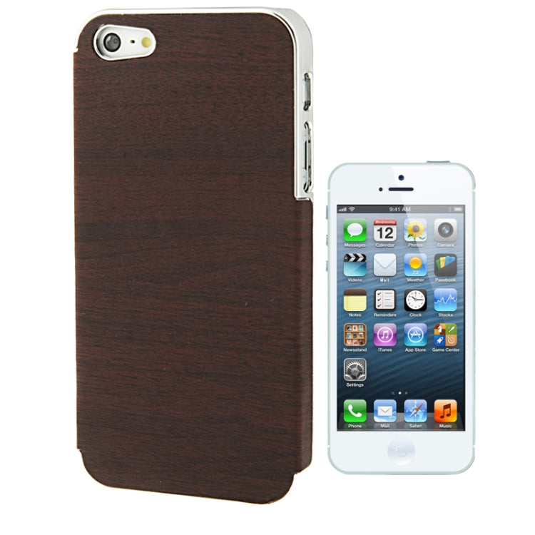 Wood Texture Plastic Case for iPhone 5