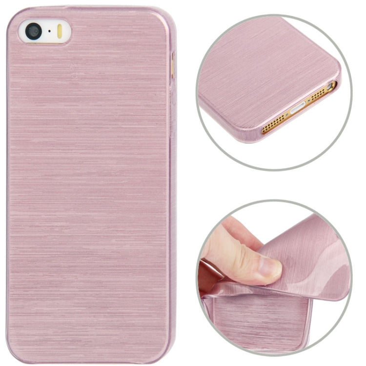 Brushed Texture TPU Case for iPhone 5 & 5s & SE & SE