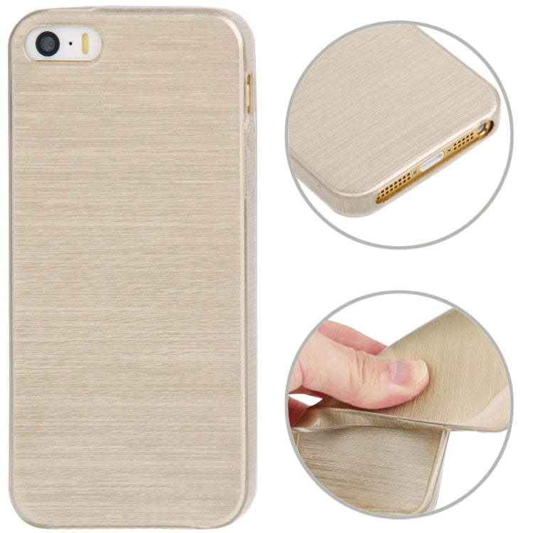 Brushed Texture TPU Case for iPhone 5 & 5s & SE & SE