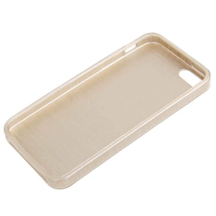 Brushed Texture TPU Case for iPhone 5 & 5s & SE & SE