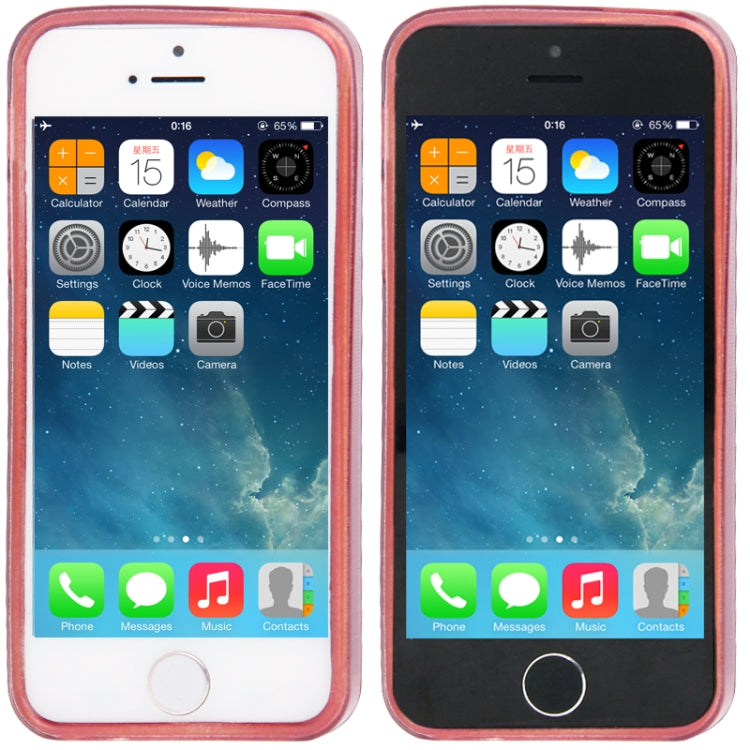 Brushed Texture TPU Case for iPhone 5 & 5s & SE & SE