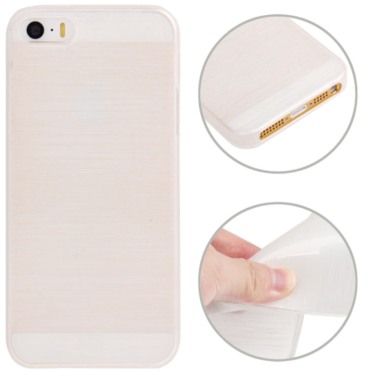 Brushed Texture TPU Case for iPhone 5 & 5s & SE & SE