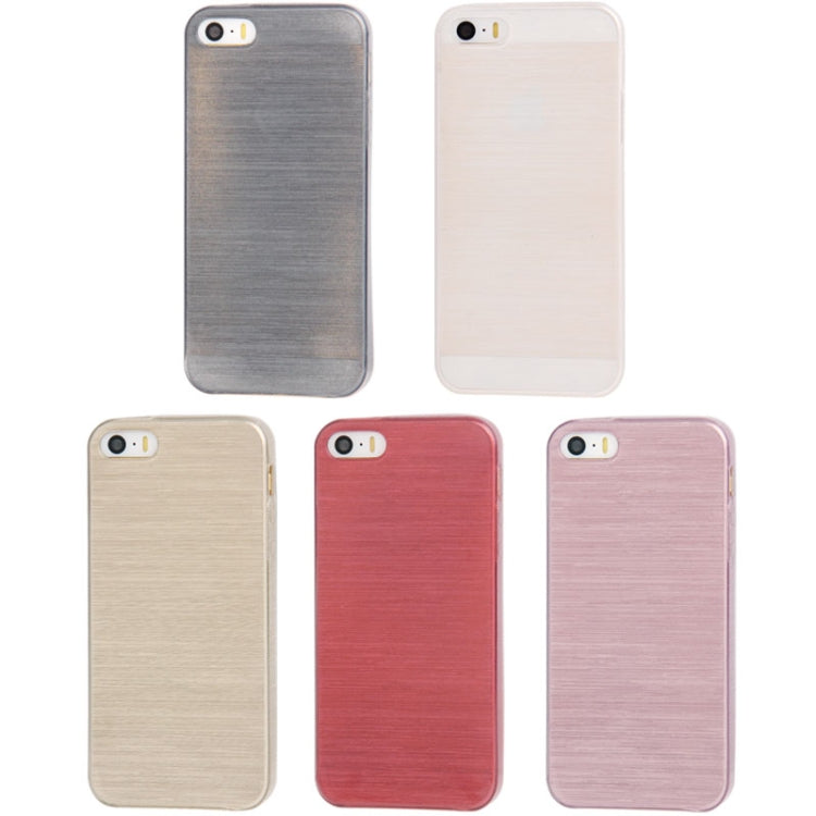 Brushed Texture TPU Case for iPhone 5 & 5s & SE & SE