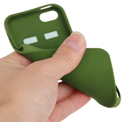 Pure Color Frosted TPU Protection Case with Holder