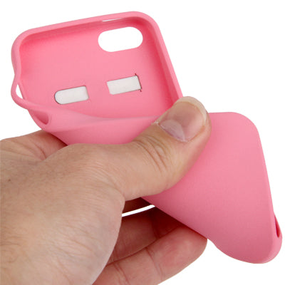 Pure Color Frosted TPU Protection Case with Holder