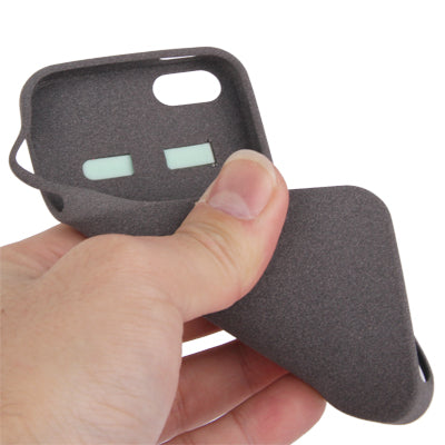 Pure Color Frosted TPU Protection Case with Holder