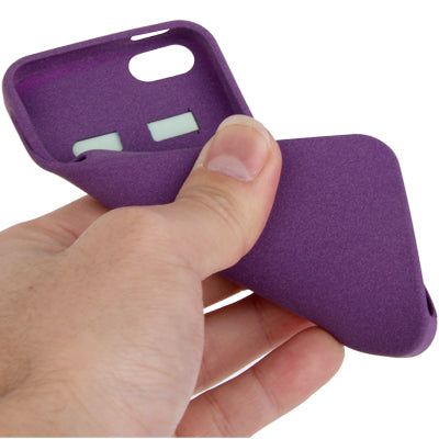 Pure Color Frosted TPU Protection Case with Holder