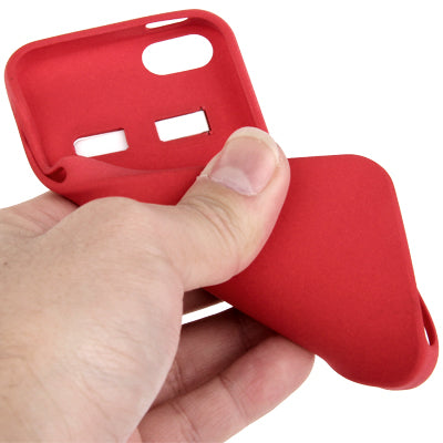 Pure Color Frosted TPU Protection Case with Holder