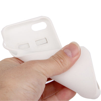 Pure Color Frosted TPU Protection Case with Holder