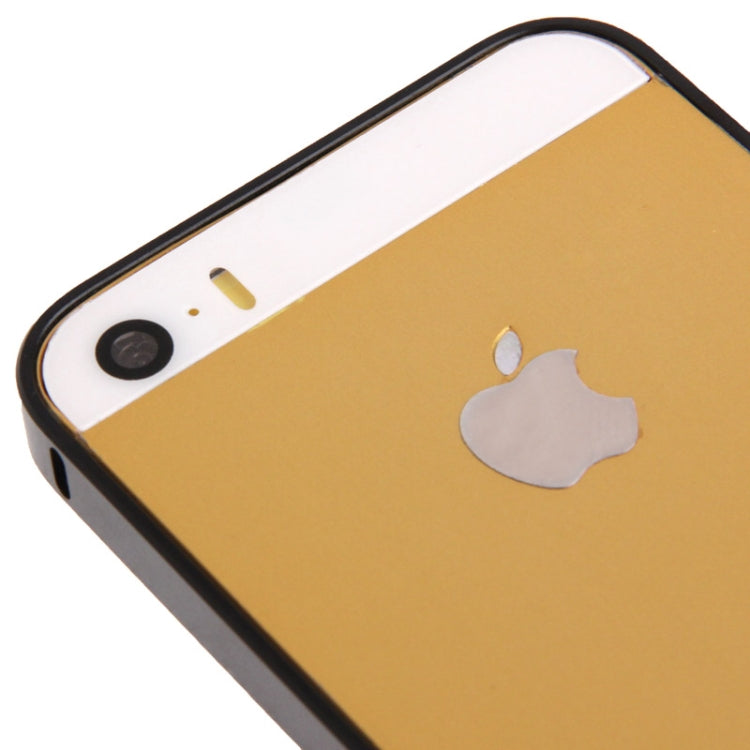 Cross Series 0.7mm Metal Bumper Frame with mini Screw Kit for iPhone 5 & 5s & SE (Black)