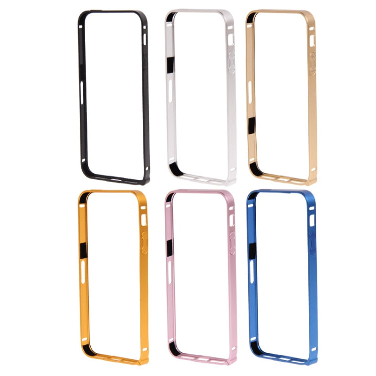 Cross Series 0.7mm Metal Bumper Frame with mini Screw Kit for iPhone 5 & 5s & SE (Black)