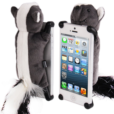 Three-dimensional Plush Squirrel Doll Protected Case for iPhone 5 & 5s & SE