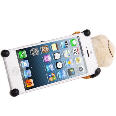 Three-dimensional Plush Monkey Doll Protected Case for iPhone 5 & 5s & SE