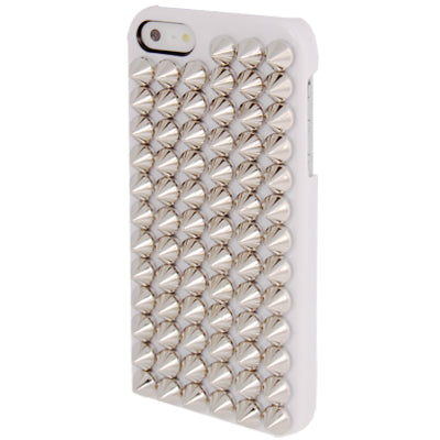 Silver Punk Pyramid Studded Style Studs Rivet Hard Back Case for iPhon Silver Punk Pyramid Studded Style Studs Rivet Hard Back Case for iPhon