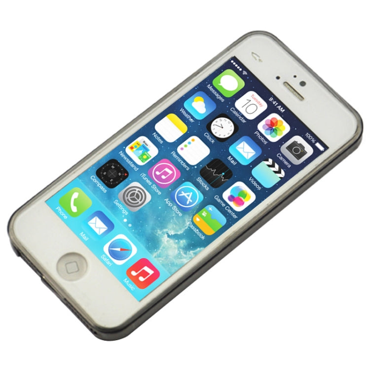 0.45mm Ultra-thin Polycarbonate Material TPU & Jelly Case for iPhone 5 & 5s & SE