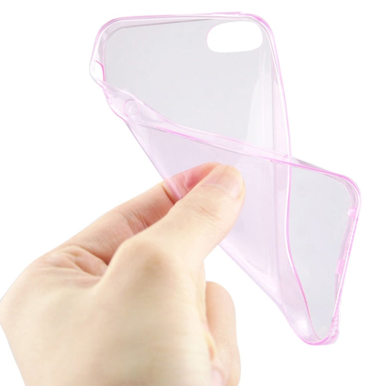 0.45mm Ultra-thin Polycarbonate Material TPU & Jelly Case for iPhone 5 & 5s & SE