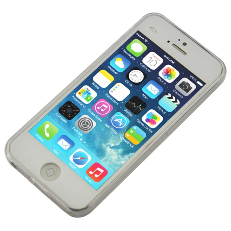 0.45mm Ultra-thin Polycarbonate Material TPU & Jelly Case for iPhone 5 & 5s & SE
