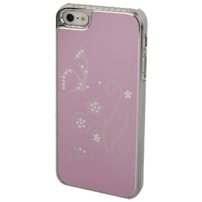 Butterfly Pattern Diamond Electroplated Plastic Shell for iPhone 5 & 5s & SE