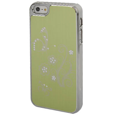 Butterfly Pattern Diamond Electroplated Plastic Shell for iPhone 5 & 5s & SE