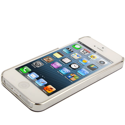 Butterfly Pattern Silver Plating Plastic Case for iPhone 5 & 5s & SE