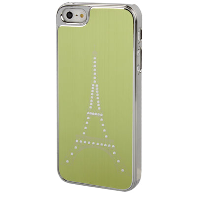 Eiffel Tower Pattern Silver Plating Plastic Case for iPhone 5 & 5s & SE