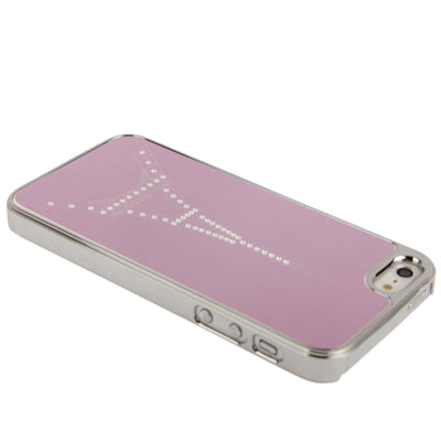 Eiffel Tower Pattern Silver Plating Plastic Case for iPhone 5 & 5s & SE