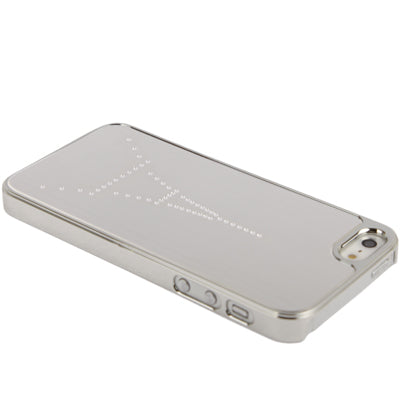 Eiffel Tower Pattern Silver Plating Plastic Case for iPhone 5 & 5s & SE