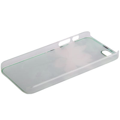 QYG Q-case High Quality Plant Series Lotus Pattern Plastic Protective Case for iPhone 5 & 5s & SE