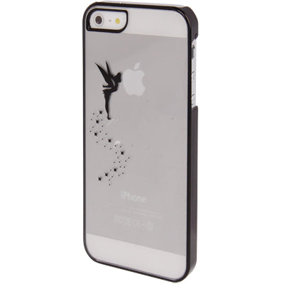 Angel Pattern Ultra Thin Plating Border Transparent Plastic Case for iPhone 5 & 5s & SE, Package Random Delivery