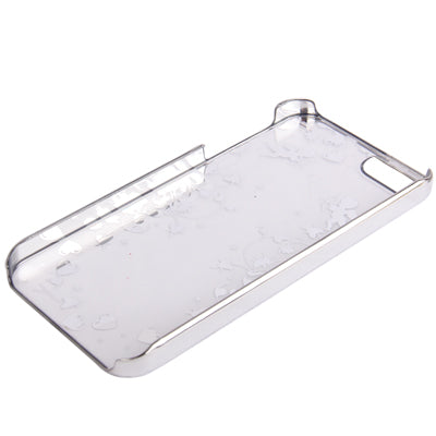 Cupid Pattern Ultra Thin Plating Border Transparent Plastic Case for iPhone 5 & 5s & SE